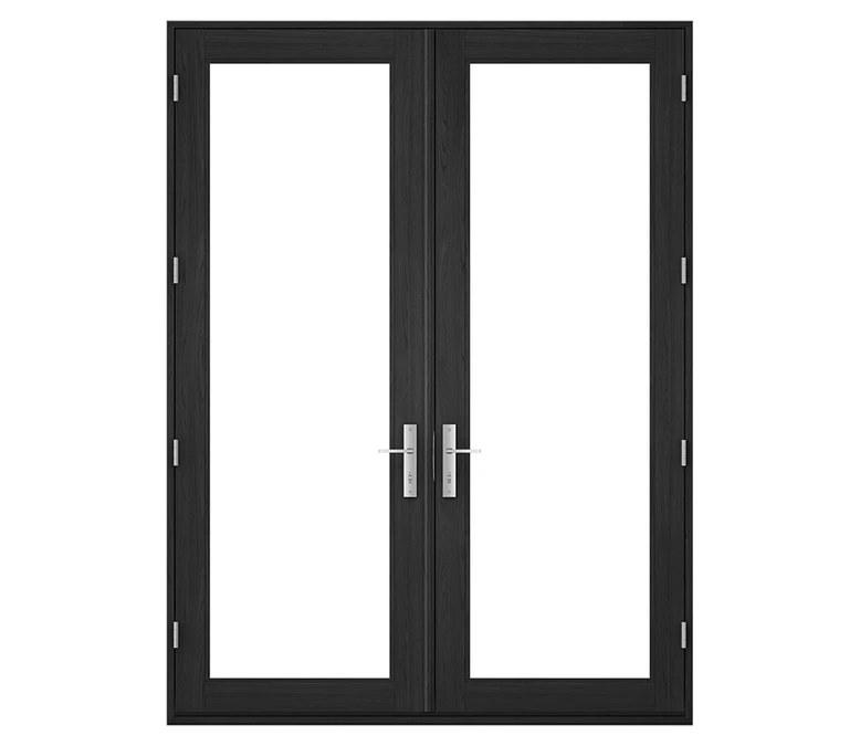 Pella Reserve Contemporary Wood Hinged Patio Door in Cincinnati